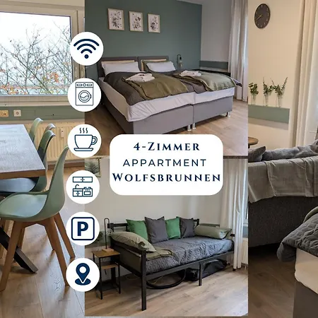 Grosse, Gemuetliche 4-zimmer-ferienwohnung Mit Guter Verkehrsanbindung Im Sueden Von דירה